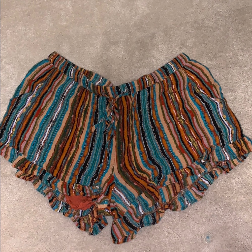 tribal patterned shirt shorts